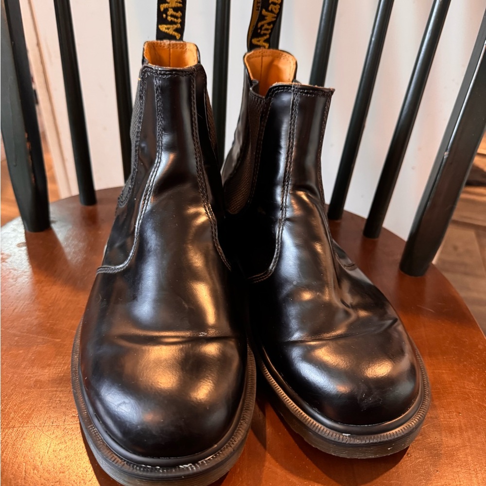 Dr. Martens Shiny Black Chelsea Boots